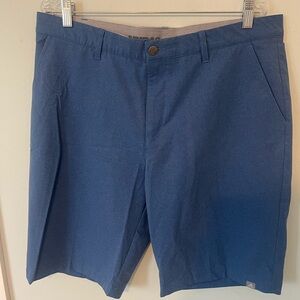 adidas Men's Classic Blue Flat Front Shorts